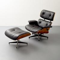 Charles & Ray Eames Rosewood Lounge Chair & Ottoman - Sold for $6,875 on 04-23-2022 (Lot 491).jpg